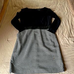 RALPH LAUREN HOUNDSTOOTH DRESS -12